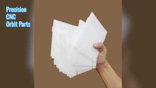 ชิ้นส่วนพลาสติกวงโคจรเครื่องจักรกลซีเอ็นซีที่มีความแม่นยำ